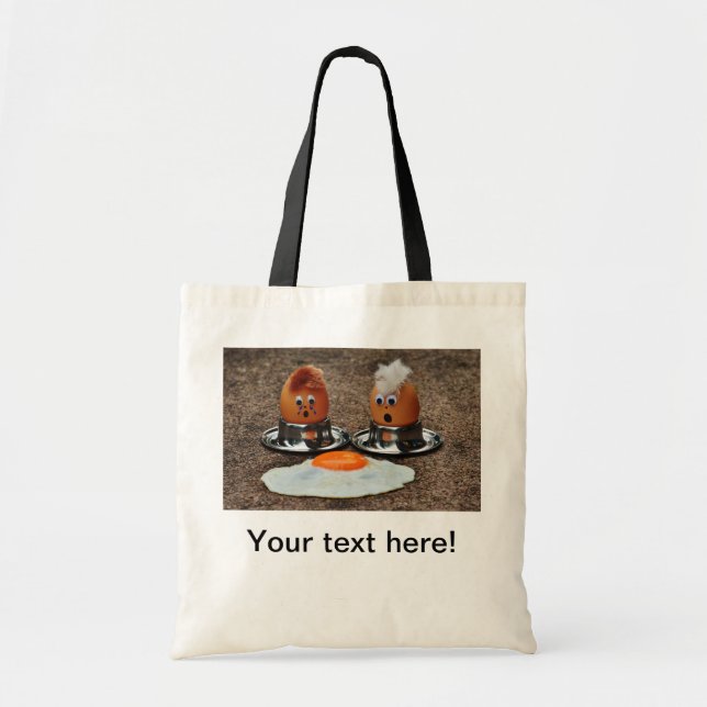 Funny eggs tote bag (Front)