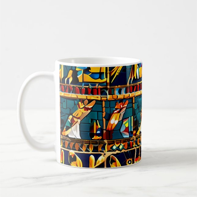 Funny Egyption Hieroglyphs Coffee Mug Sets  (Left)
