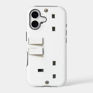Funny Electrical Outlet from UK On iPhone Case
