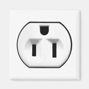 Funny Electrical Outlet Gifts For Electricians Magnet