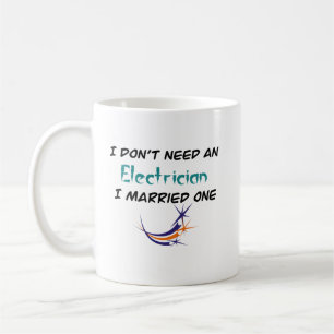 Funny Electrician coffee mug