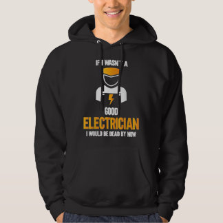 Funny Electrician Cool Electrical Engineer Design Hoodie
