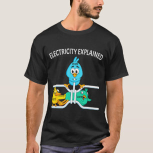Funny Electrician For Men Women Electricity Engine T-Shirt