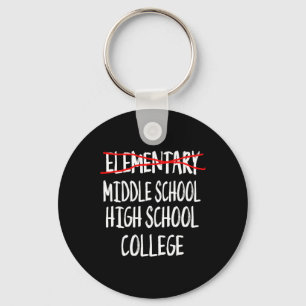 Funny Elementary School Graduation Tee 6th Grade G Key Ring