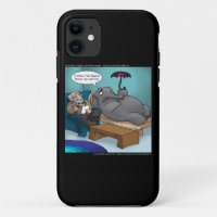 Funny Elephant In Therapy iPhone 5/5S Case