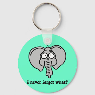 Funny elephant key ring