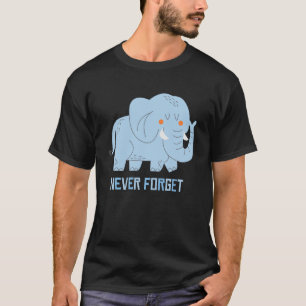 Funny Elephant - Never Forget Pullover Hoodie