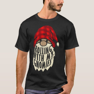 Funny Elf Beard Christmas Gnomies Matching Family T-Shirt