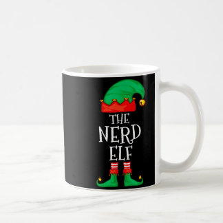 Funny Elf Family Christmas The Nerd Elf Sweater Me Coffee Mug