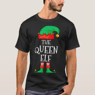 Funny Elf Family Christmas The Queen Elf Sweater M