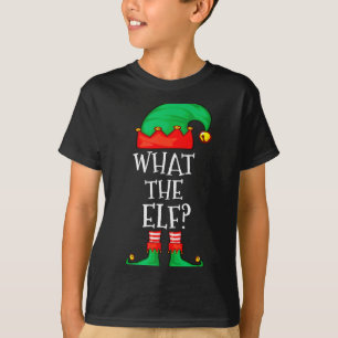 Funny Elf Family Christmas What The Elf Sweater Me