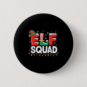 Funny Elf Squad Christmas Matching Family Toddler 6 Cm Round Badge