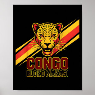 Funny Eloko Makasi Leopard Dr Congo Boys Vacay Poster
