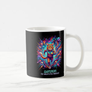 Funny Elopement The Unexpected Workout Retro Cat Coffee Mug