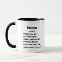 funny Embalmer Definition gifts for men women