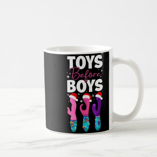 Funny Embarring Toys Before Boys Fun Adult Humour  Coffee Mug (Right)