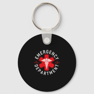 Funny Emergency Department Emergency Room Nurse Ed Key Ring