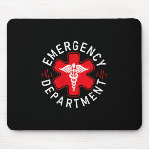 Funny Emergency Department Emergency Room Nurse Ed Mouse Pad
