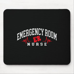 Funny emergency department emergency room nurse er mouse pad