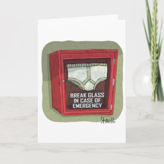 Funny Emergency Underpants Card