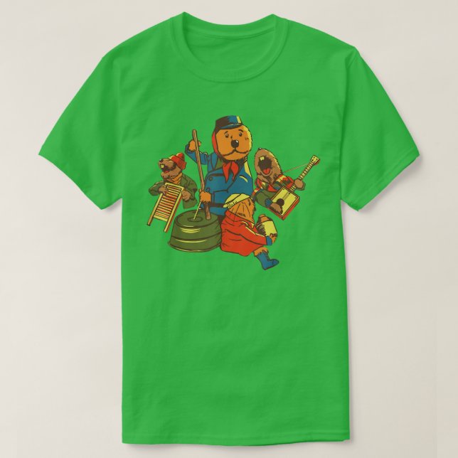 Funny Emmet Otter Christmas Jug Band 1977 Cartoon  T-Shirt (Design Front)