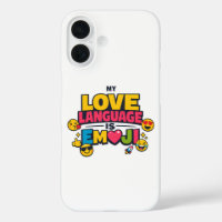 Funny Emoji Lover iPhone 16 Cases