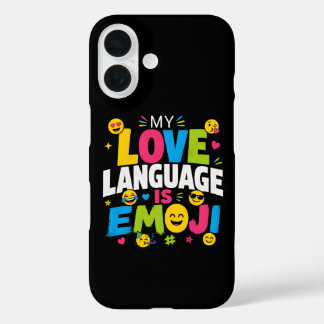 Funny Emoji Lover iPhone 16 Cases
