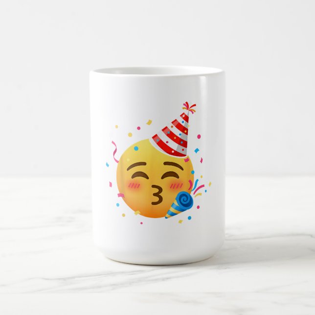 Funny Emoticon Party Coffee Mug (Center)