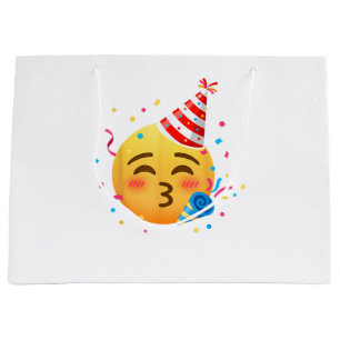 Funny Emoticon Party Large Gift Bag