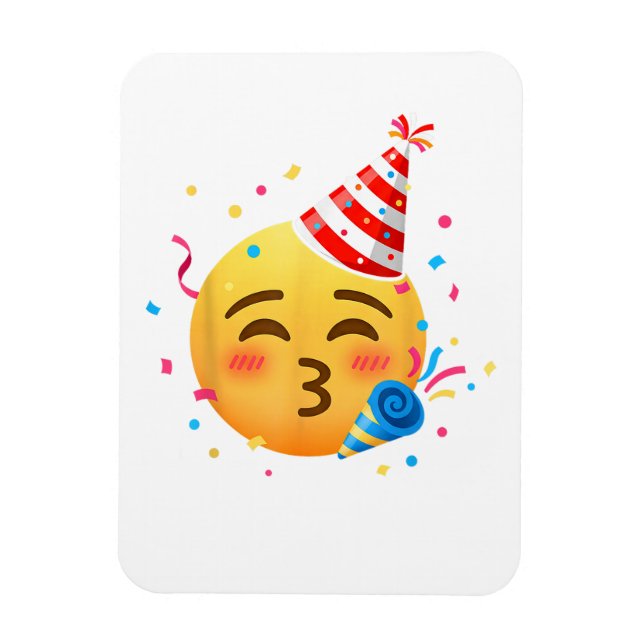 Funny Emoticon Party Magnet (Vertical)