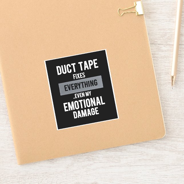 Funny Emotional Damage -Dark Dry Humor Graphic Art (Notebook)