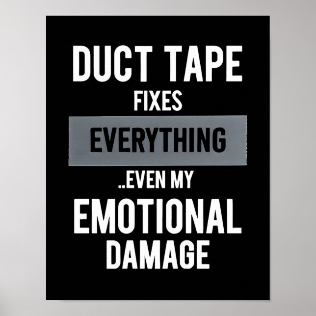 Funny Emotional Damage - Dark Dry Humor Workshop Poster (Front)