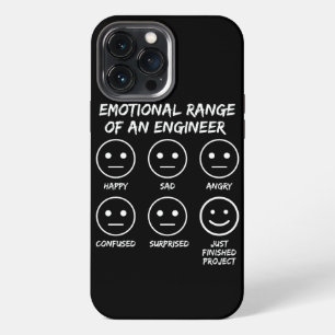  Funny Emotional Range Of An Engineer Fan Faces iPhone 13 Pro Max Case