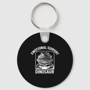 Funny Emotional Suprt Dinosaur  Key Ring