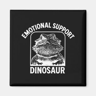 Funny Emotional Suprt Dinosaur Magnet