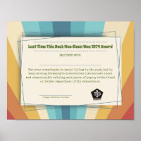 Funny employee award messy desk recognition