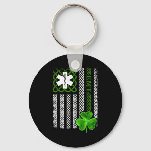 Funny Ems Emt Paramedic Gift St Patricks Day Shirt Key Ring