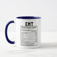 Funny EMT Nutrition Facts Paramedics Emergency
