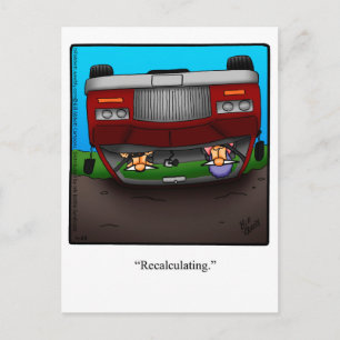 Funny Encouragement Humour Postcard