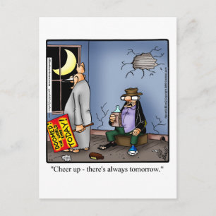 Funny Encouragement Humour Postcard