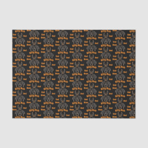 Funny End Boss Dad Suntiger Tarantula Name Tag Tissue Paper
