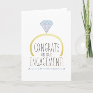 Funny Engagement Card