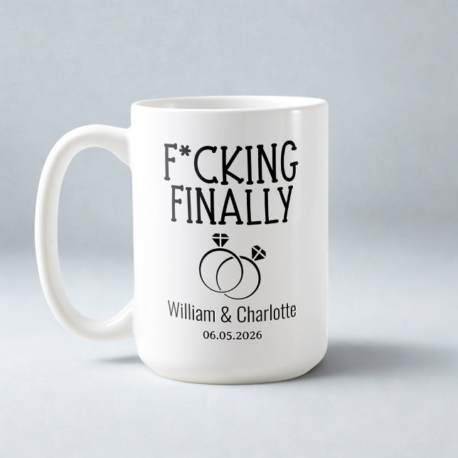 Funny engagement mug engagement gift, engagement  (Creator Uploaded)