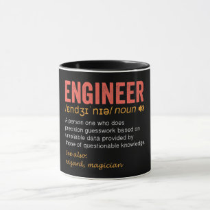 Funny Engineer Definition Mug
