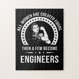 Funny Engineer For All Women Are Created Equal Jigsaw Puzzle