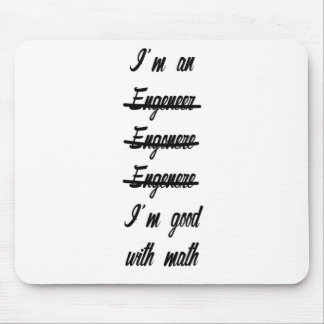 Funny Engineer Mouse Pad