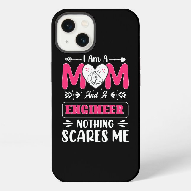 Funny Engineer Mum, Engineer Mum iPhone Case (Back)