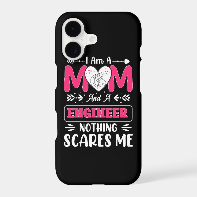 Funny Engineer Mum, Engineer Mum iPhone Case (Back)