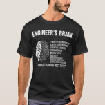 Funny Engineering Humour Brain Engineer Joke T-Shirt<br><div class="desc">Funny Engineering Humour Brain Engineer Joke.</div>
