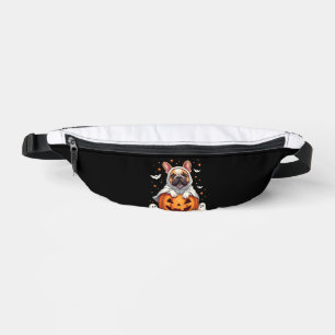Funny English Bulldog Ghost Boo Halloween Womens M Bum Bags
